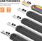 3-Piece 2MM Mechanical Pencils with Case, Metal Lead Holder with 120 Graphite Lead Refills, 4 Erasers, Sharpener, for Drawing and Sketching